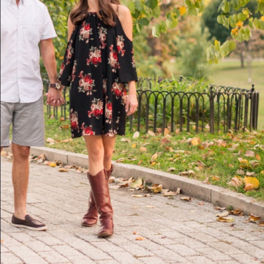 Floral swing dress